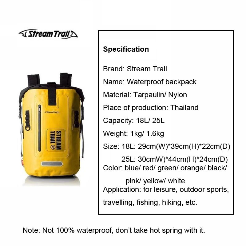 Japan Stream Trail Dry Bag Waterproof Bag-nitescuba