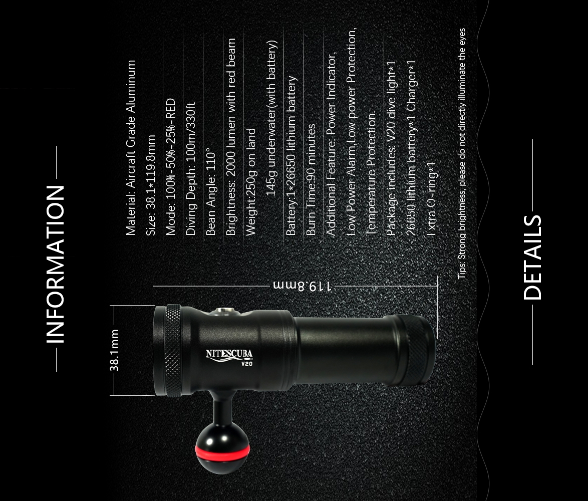 Nitescuba Diving Handle Tray With Combo Kit-nitescuba