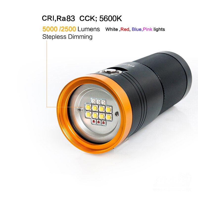 Scubalamp PV52T Diving Video Light-nitescuba