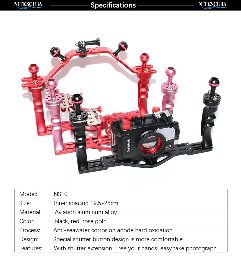 Nitescuba Diving Handle Tray Combo Kit-nitescuba