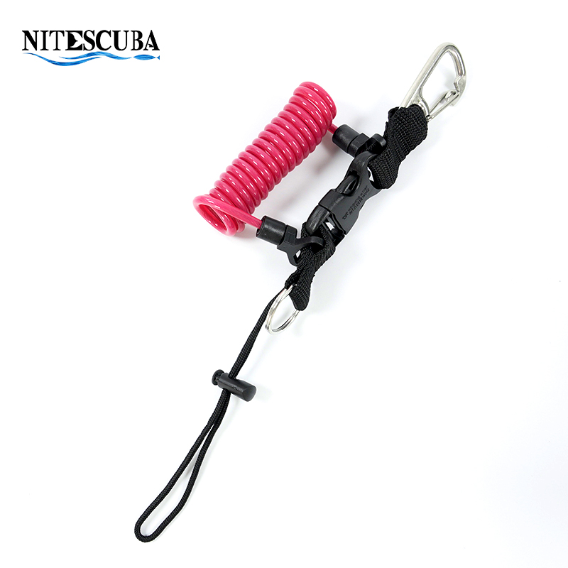 316 Anti-lost Spiral Spring Coil Camera Lanyard Clip Buckle