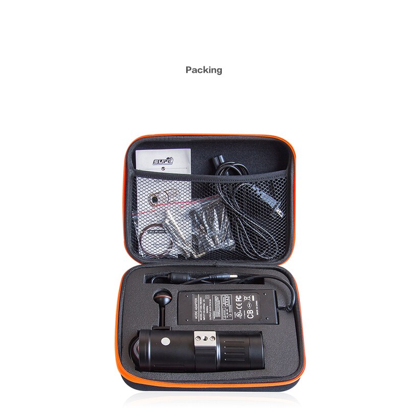 Scubalamp Supe V6k 6000 Lumen Diving Glare Video Light