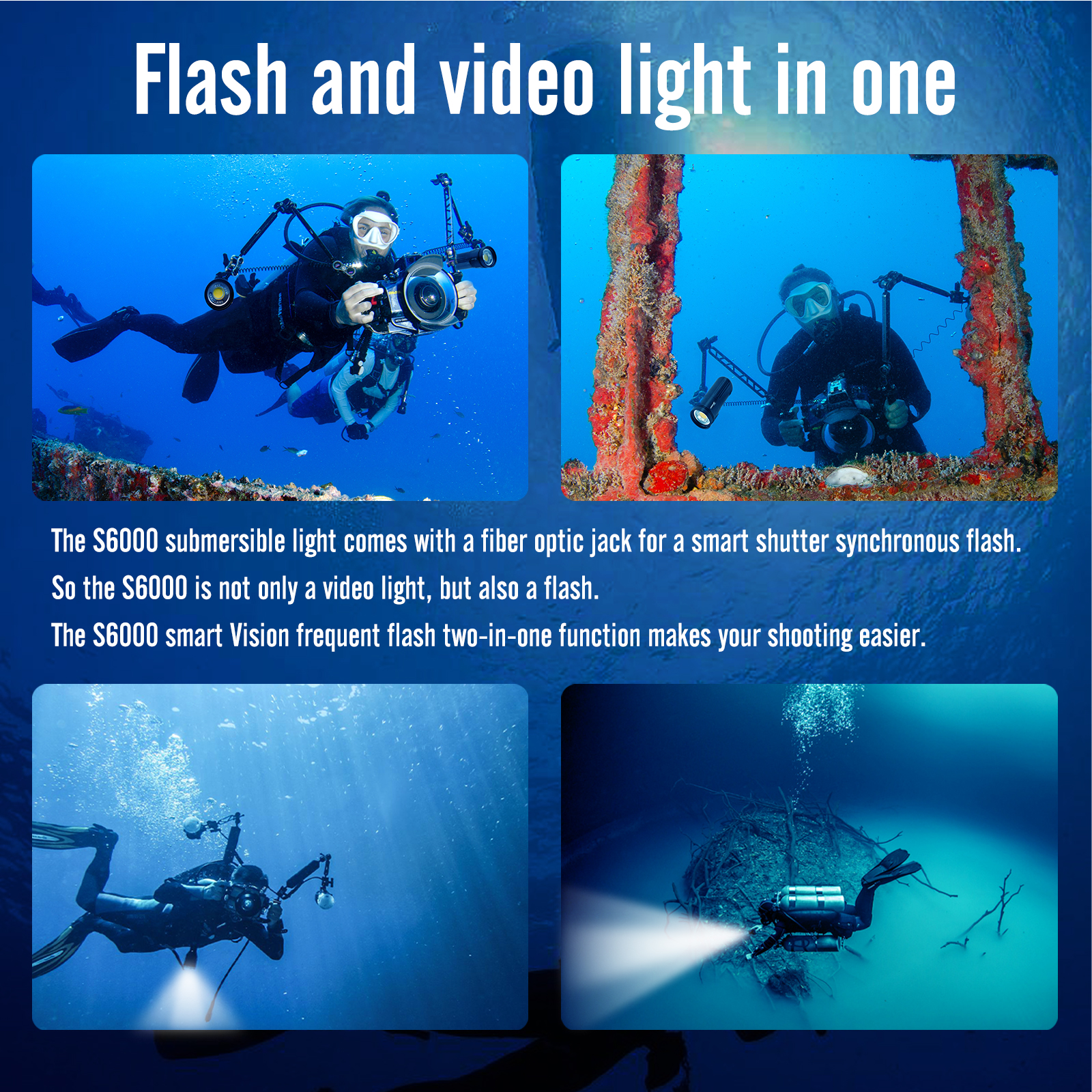 Aquanic S6000 photo&strobe light