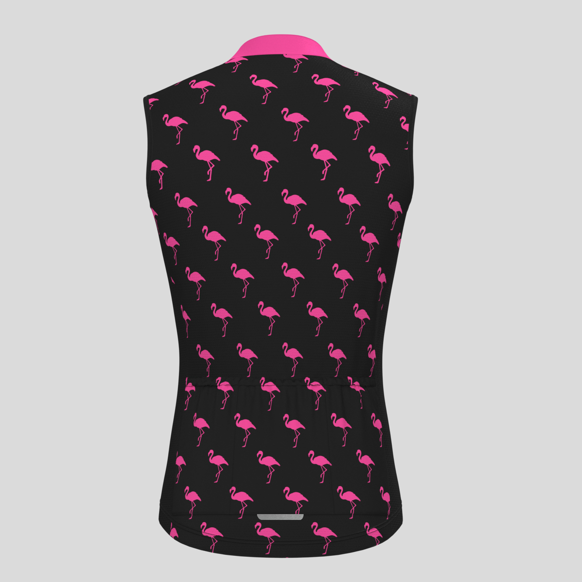 Flamingo Men's Sleeveless Cycling Jersey - Pink/Black