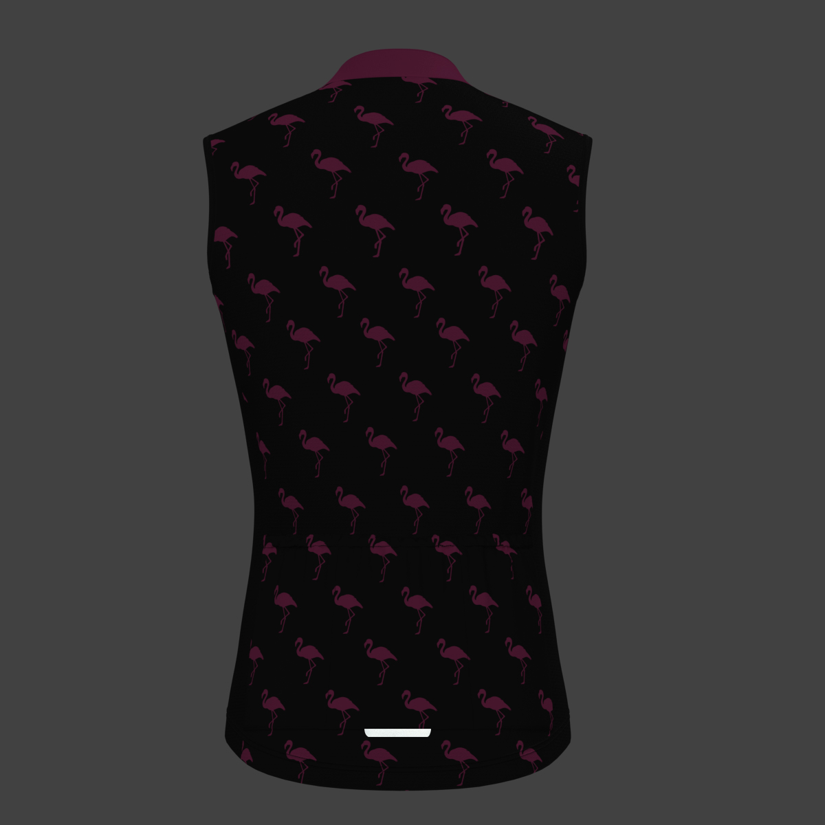 Flamingo Men's Sleeveless Cycling Jersey - Pink/Black