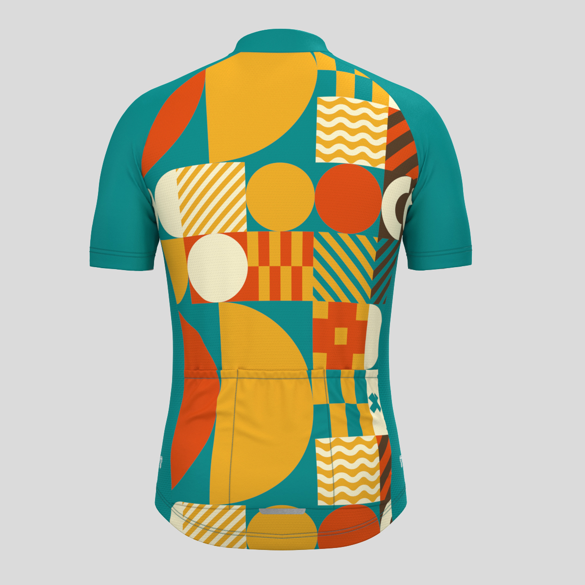 Abstract Bauhaus Men's Cycling Jersey - Green