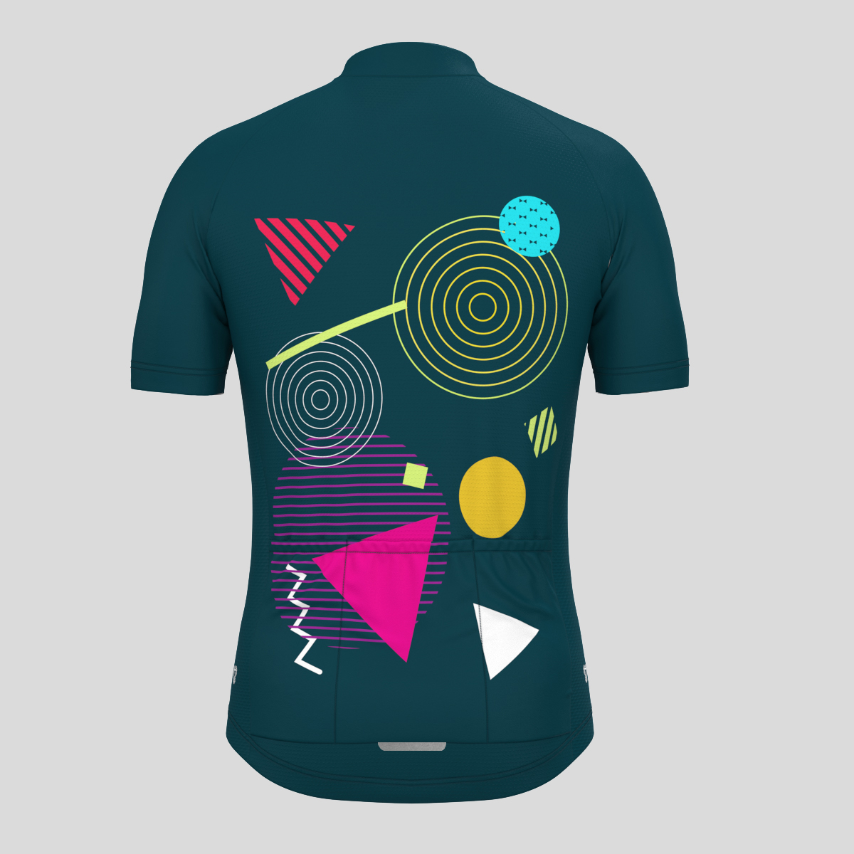 Abstract Memphis Men's Cycling Jersey - Midnight