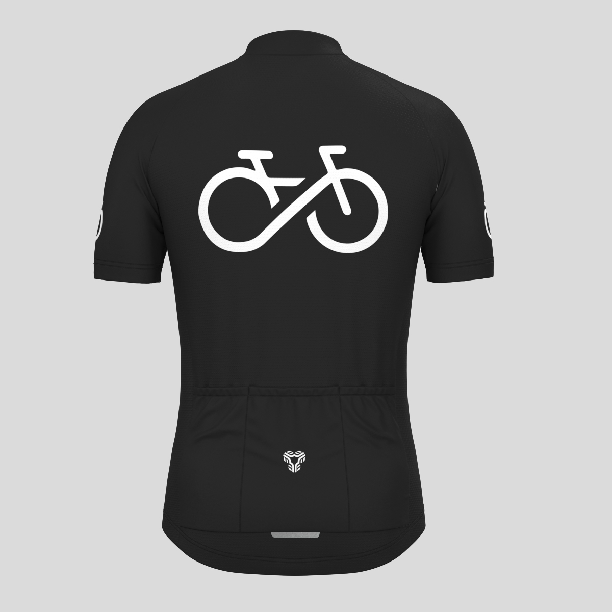 Bike Forever Men's Cycling Jersey - Black