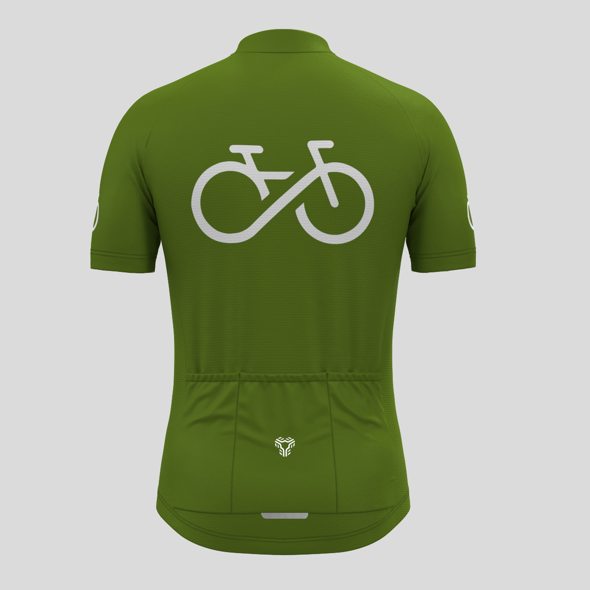 Bike Forever Men's Cycling Jersey -Forest