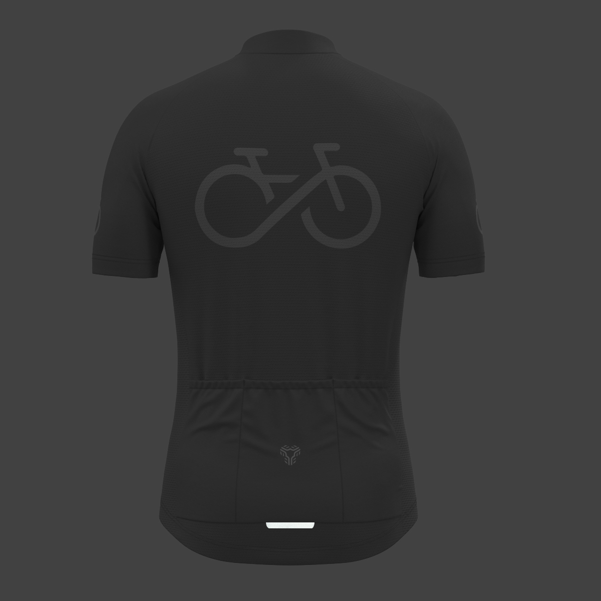Ride Forever Men's Cycling Jersey -Gray