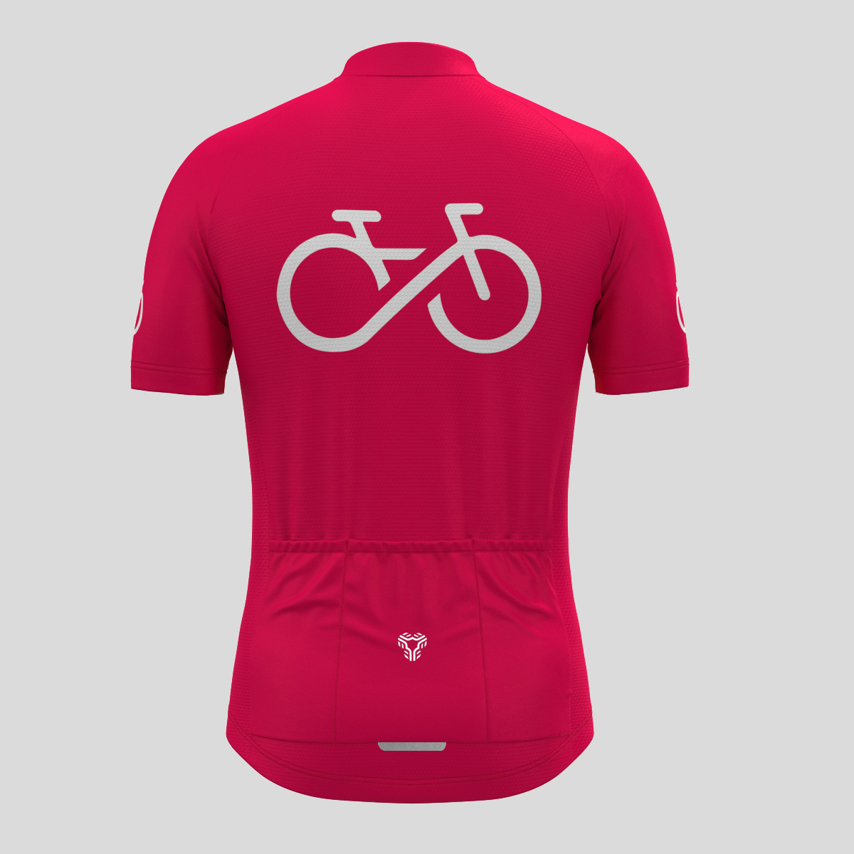 Bike Forever Men's Cycling Jersey -Jester red
