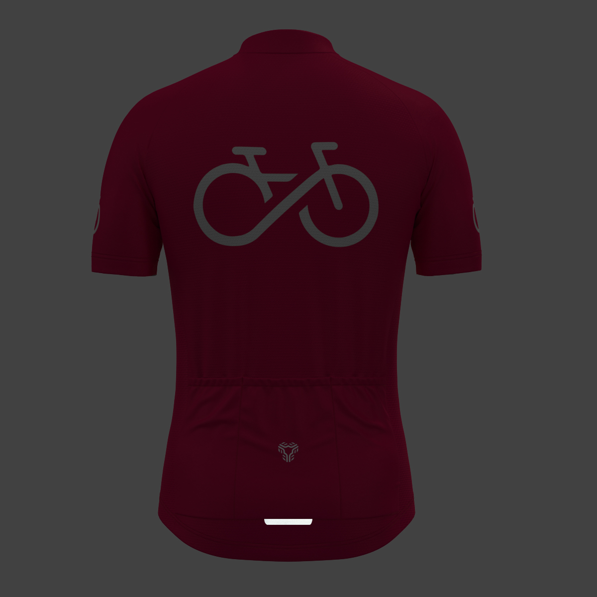 Bike Forever Men's Cycling Jersey -Jester red