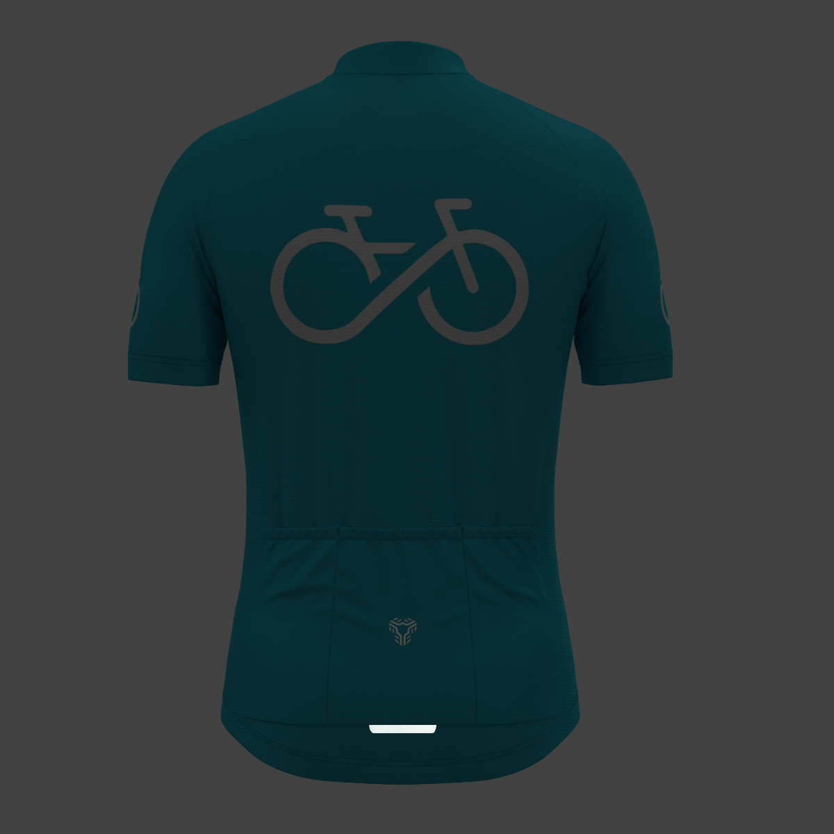 Bike Forever Men's Cycling Jersey - Ocean