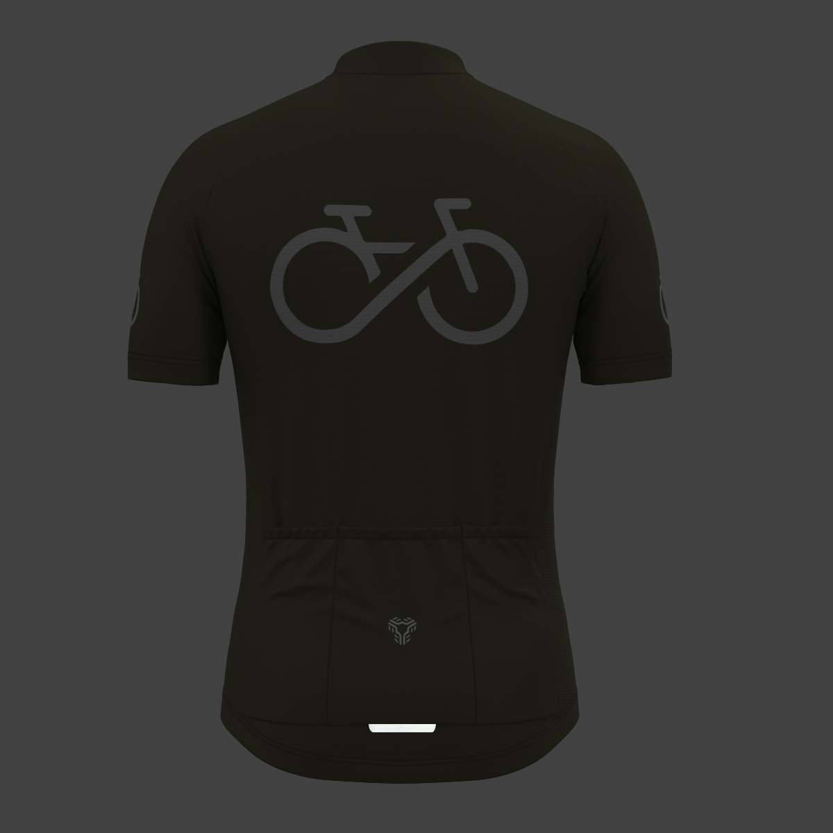 Bike Forever Men's Cycling Jersey -Olive