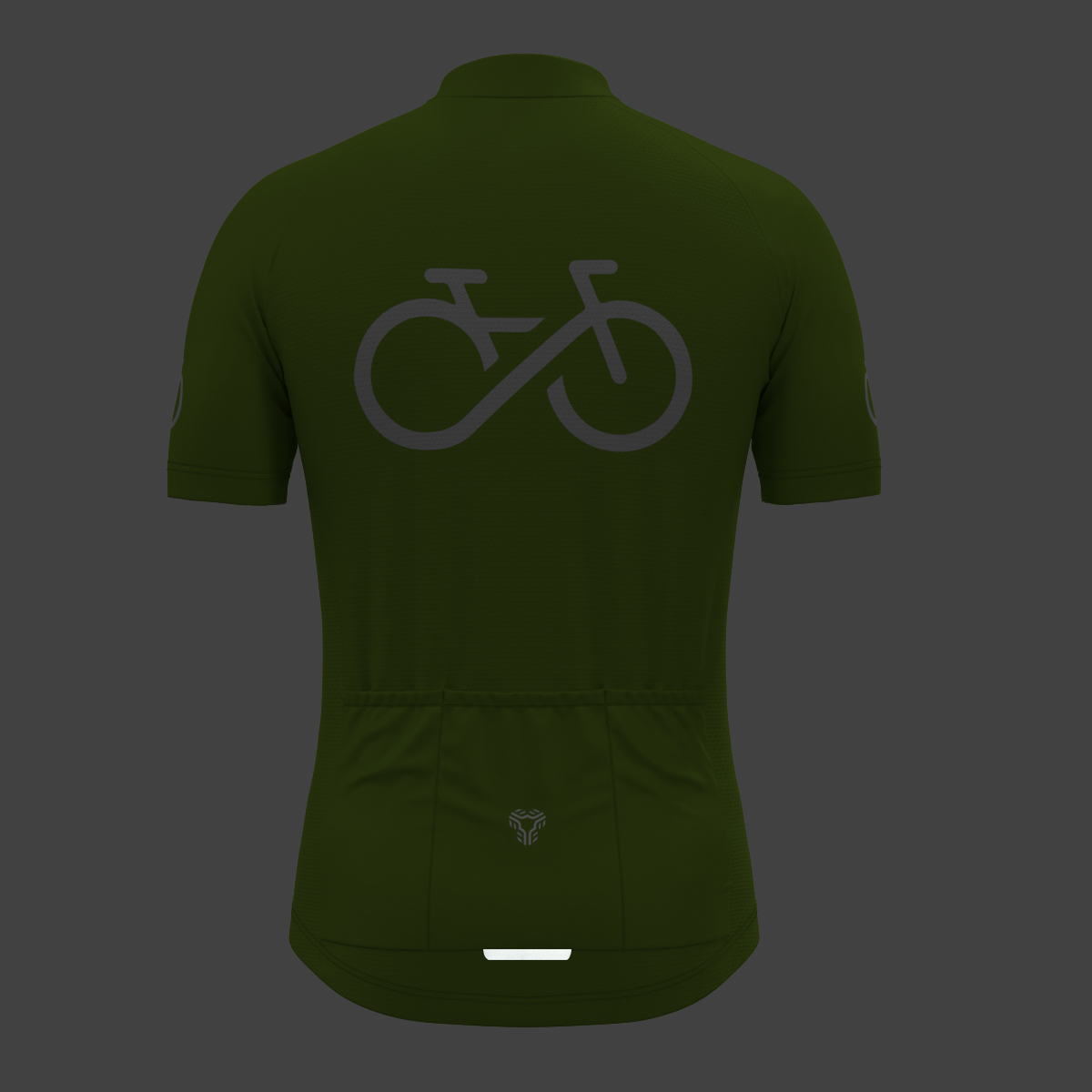 Bike Forever Men's Cycling Jersey -Wasabi