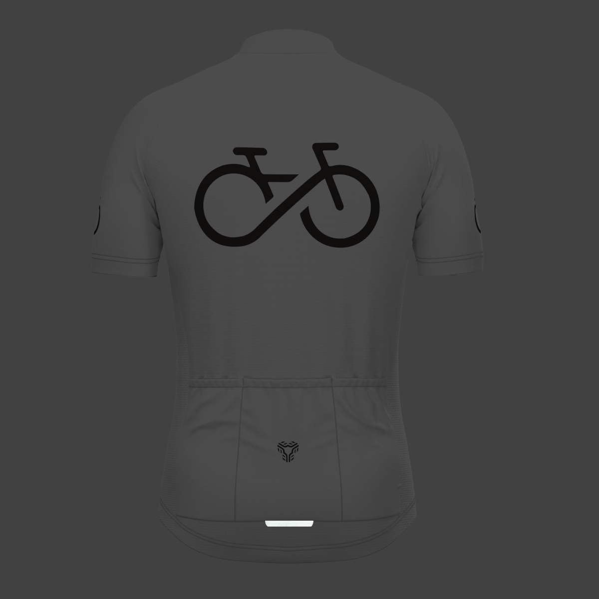Ride Forever Men's Cycling Jersey -White