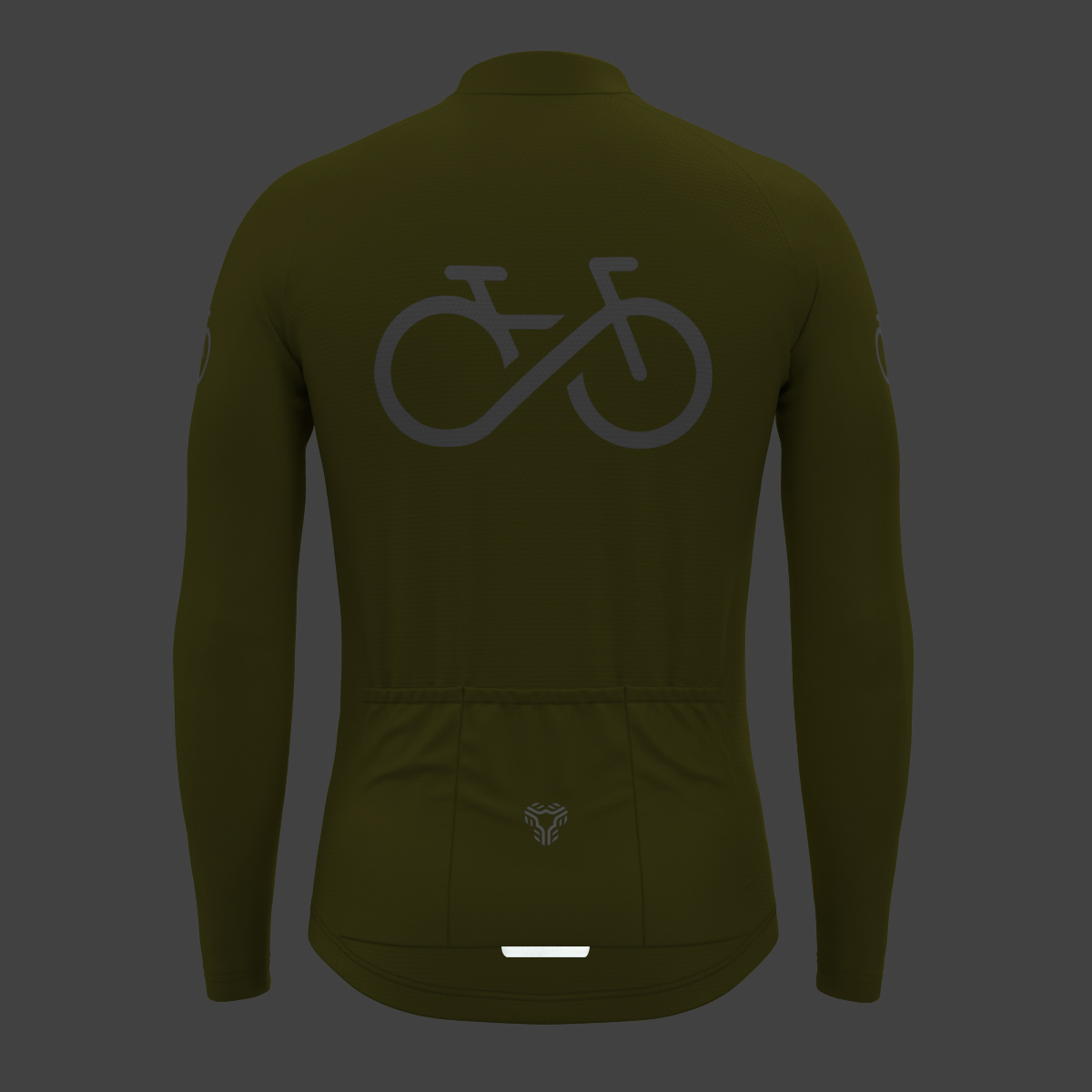 Men's Ride Forever LS Cycling Jersey - Fern