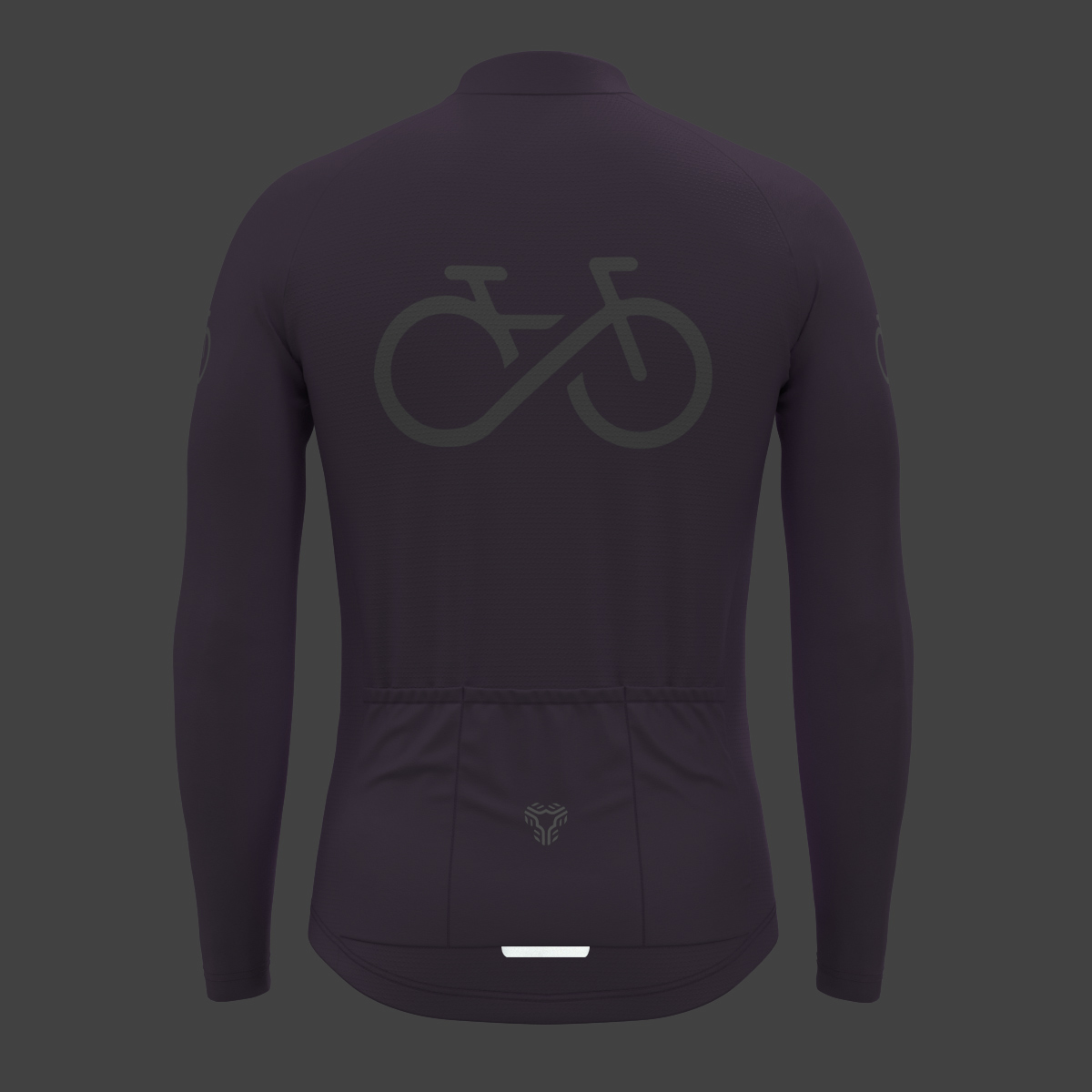 Men's Ride Forever LS Cycling Jersey - Haze