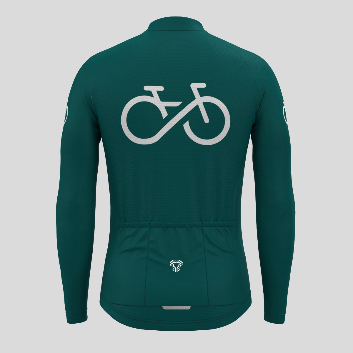 Men's Ride Forever LS Cycling Jersey - Midnight