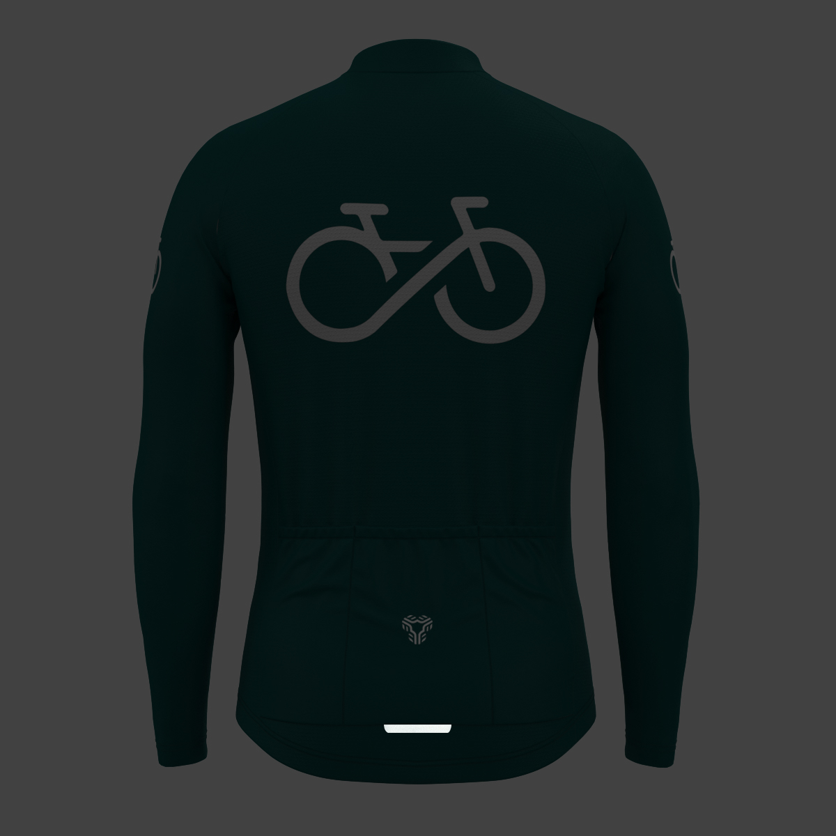 Men's Ride Forever LS Cycling Jersey - Midnight