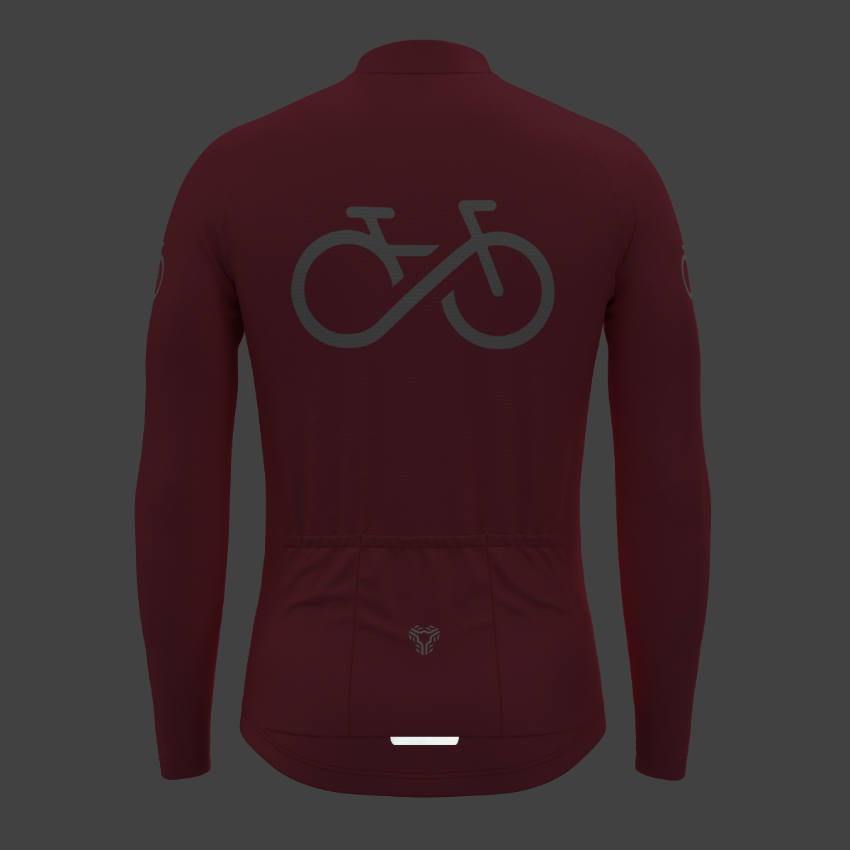 Men's Ride Forever LS Cycling Jersey - Pink