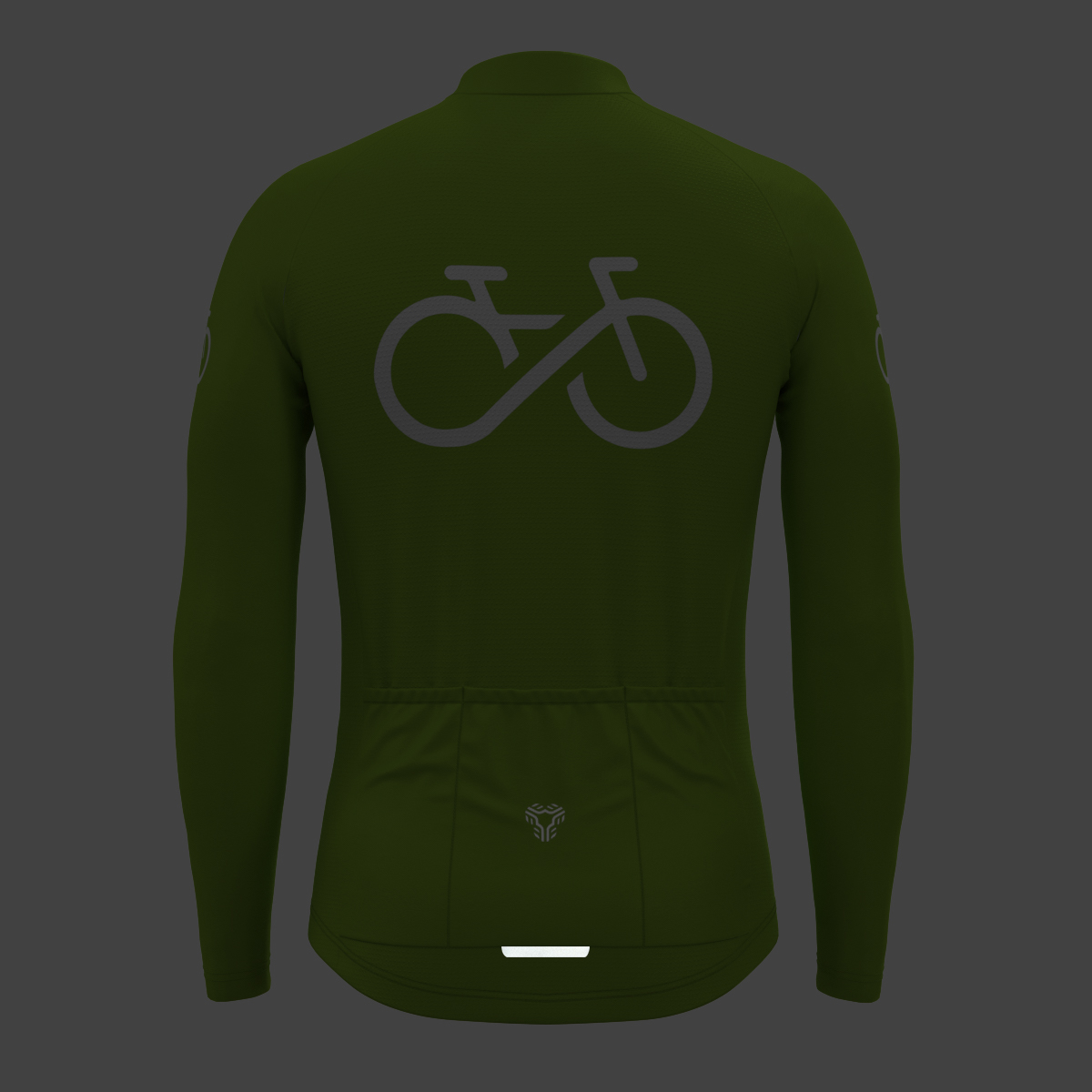 Bike Forever Men's LS Cycling Jersey - Wasabi