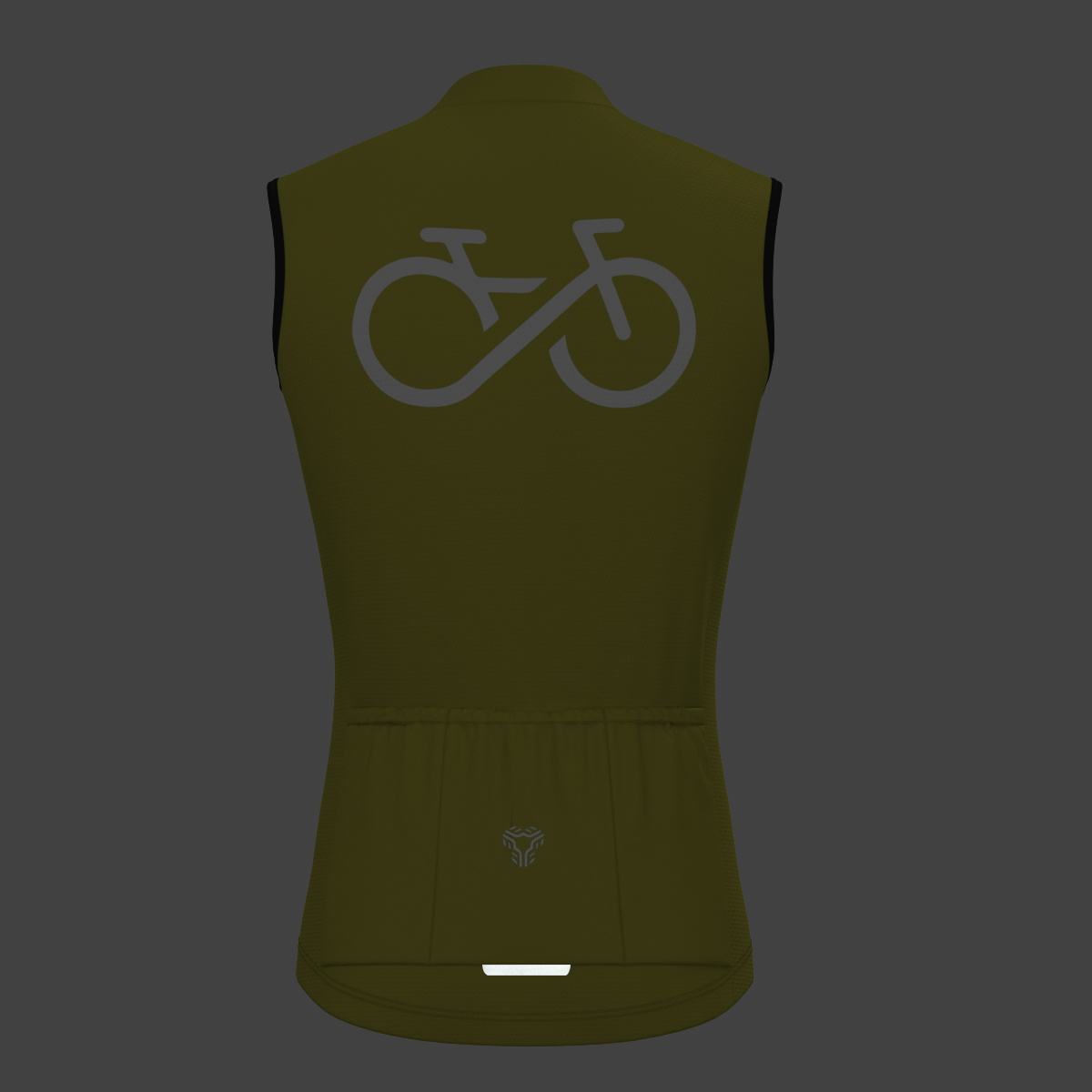 Men's Bike Forever Sleeveless Cycling Jersey - Fern