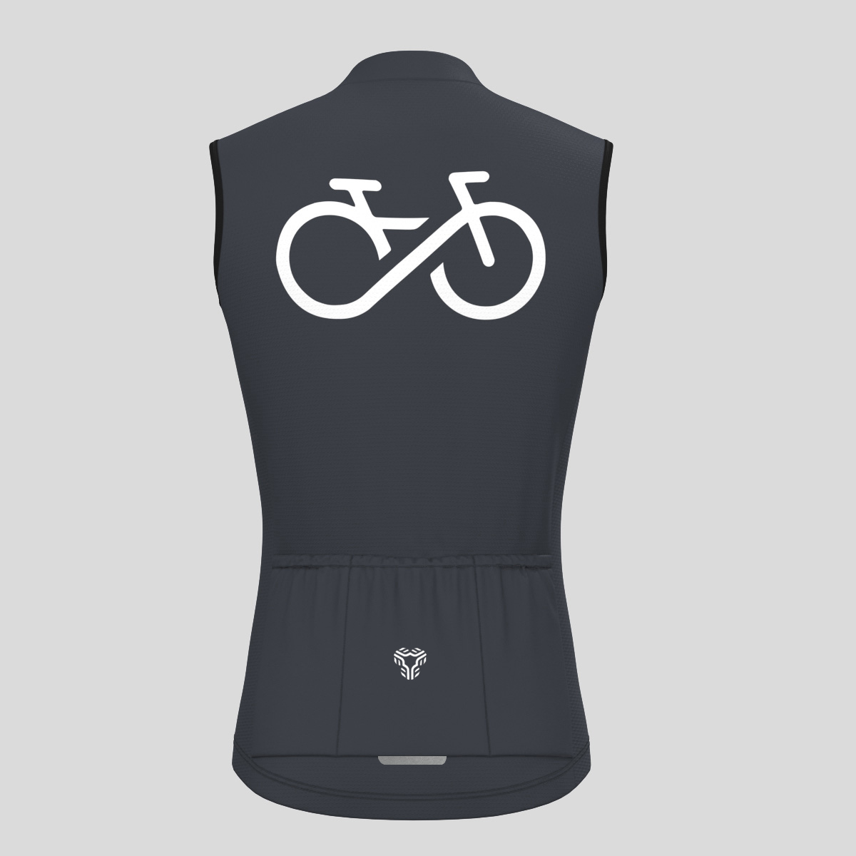 Men's Bike Forever Sleeveless Cycling Jersey - Graphite