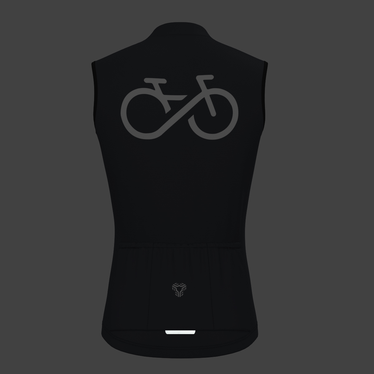 Men's Bike Forever Sleeveless Cycling Jersey - Graphite