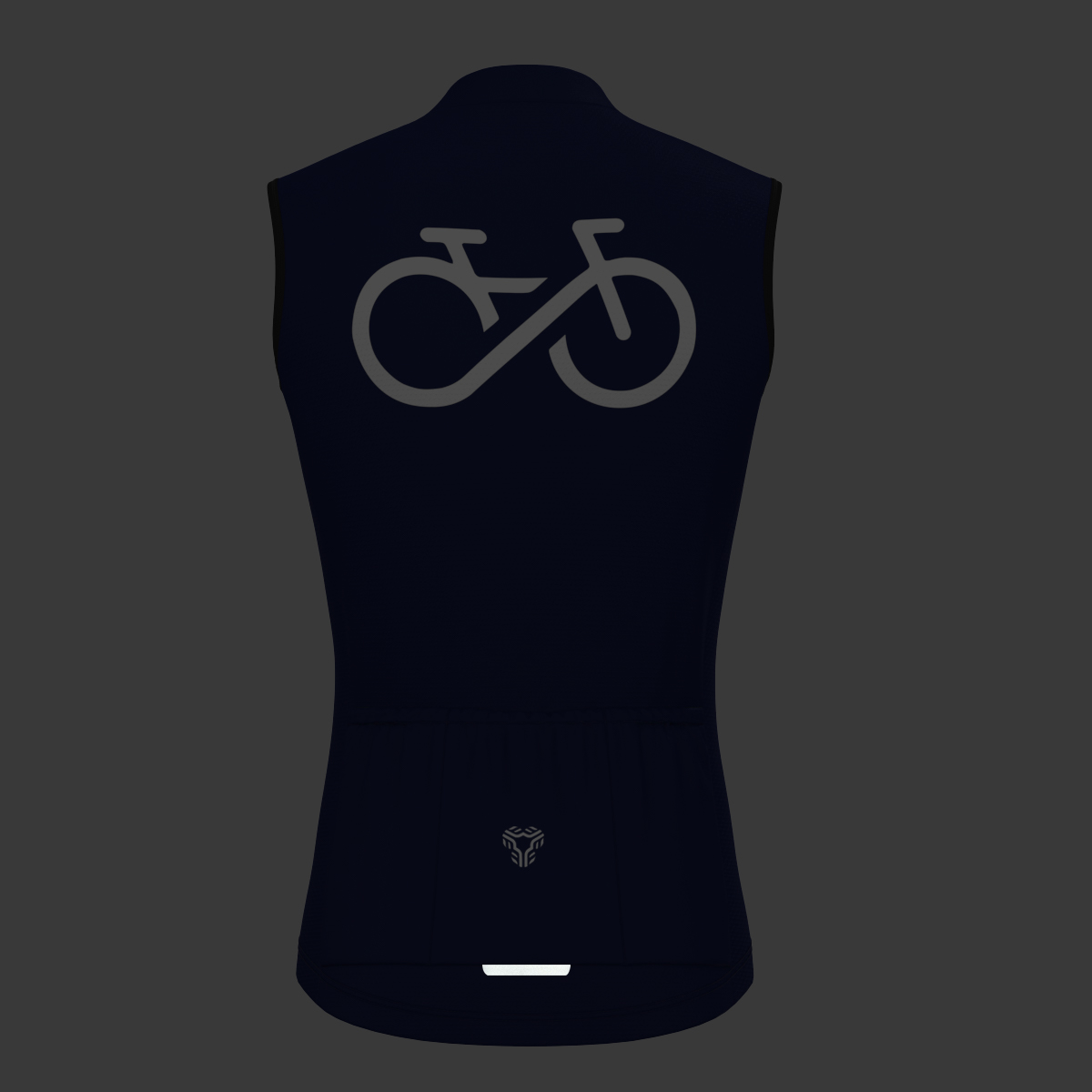 Men's Bike Forever Sleeveless Cycling Jersey - Ink