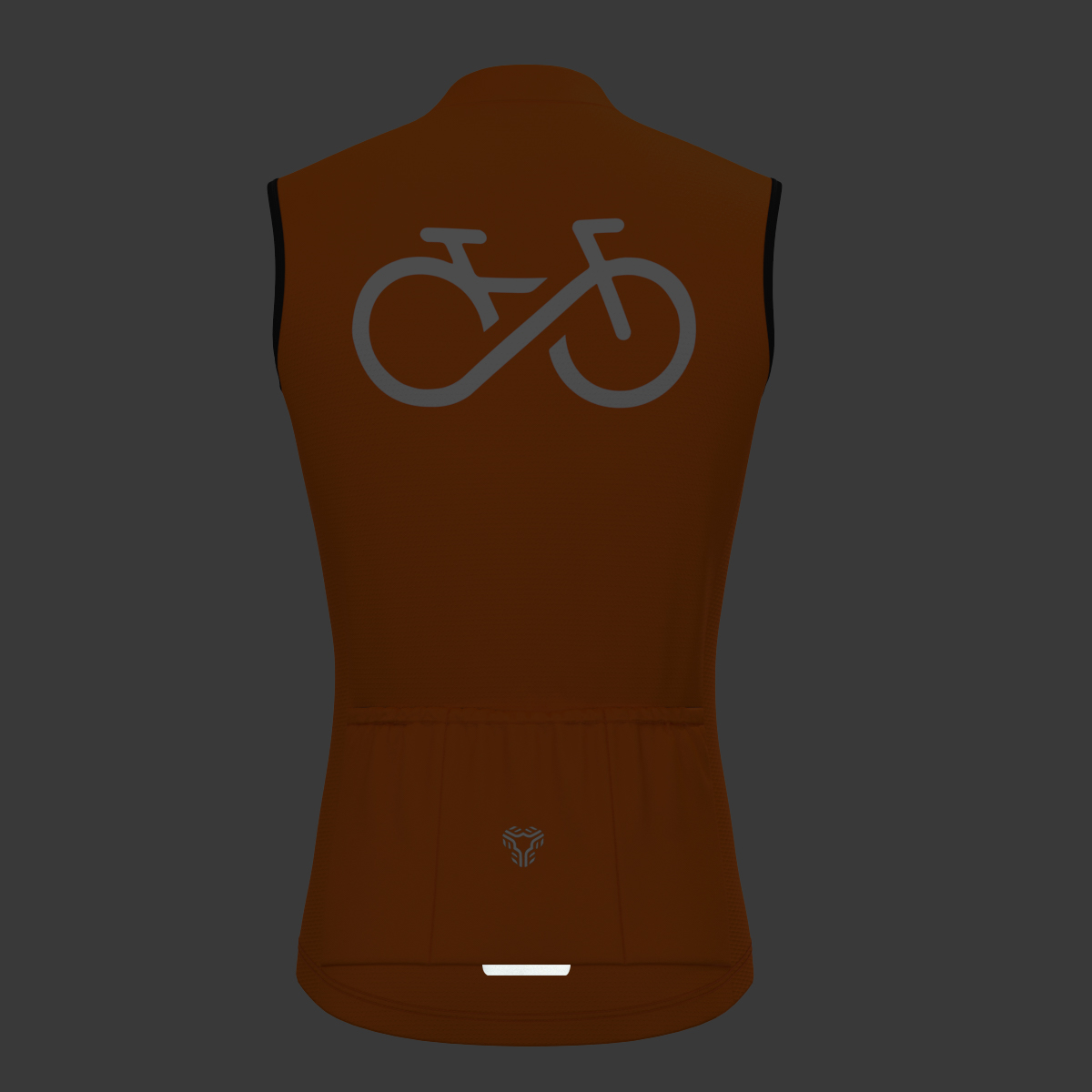 Men's Bike Forever Sleeveless Cycling Jersey - Orange