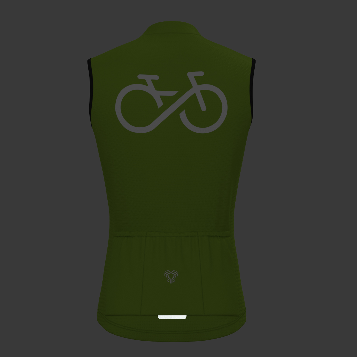 Men's Bike Forever Sleeveless Cycling Jersey - Wasabi