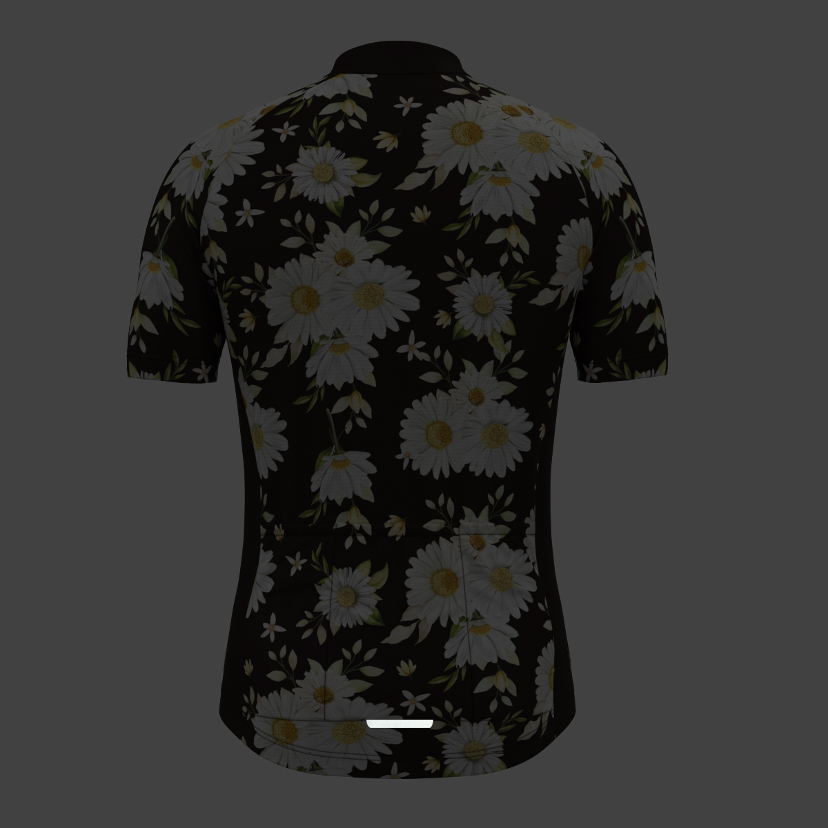 Classic Daisy Print Men's Cycling Jersey