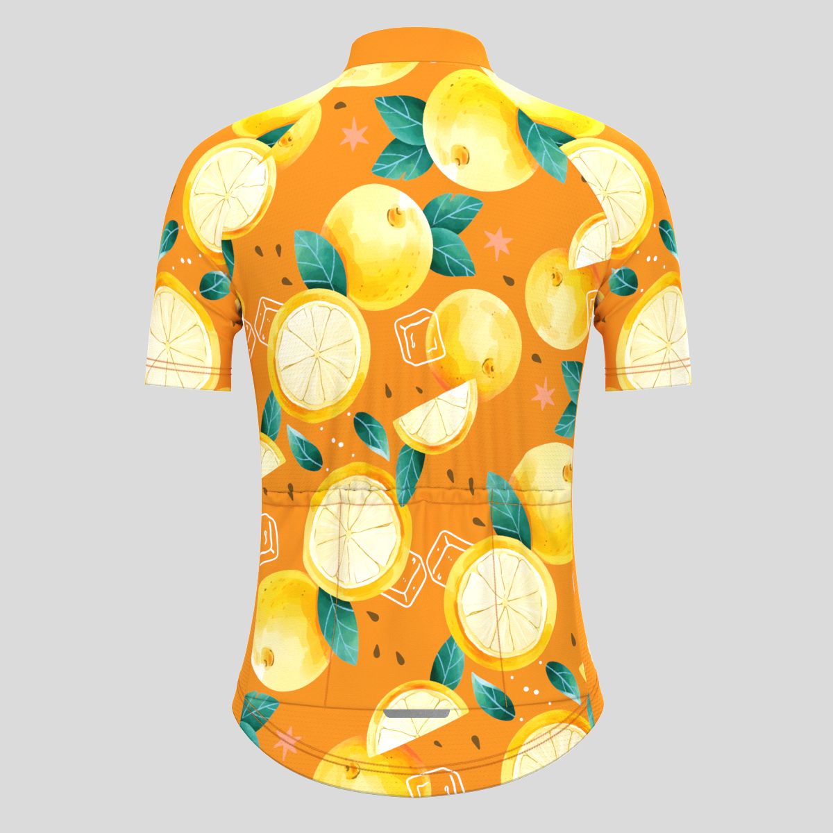 Classic Orange Men's Cycling Jersey