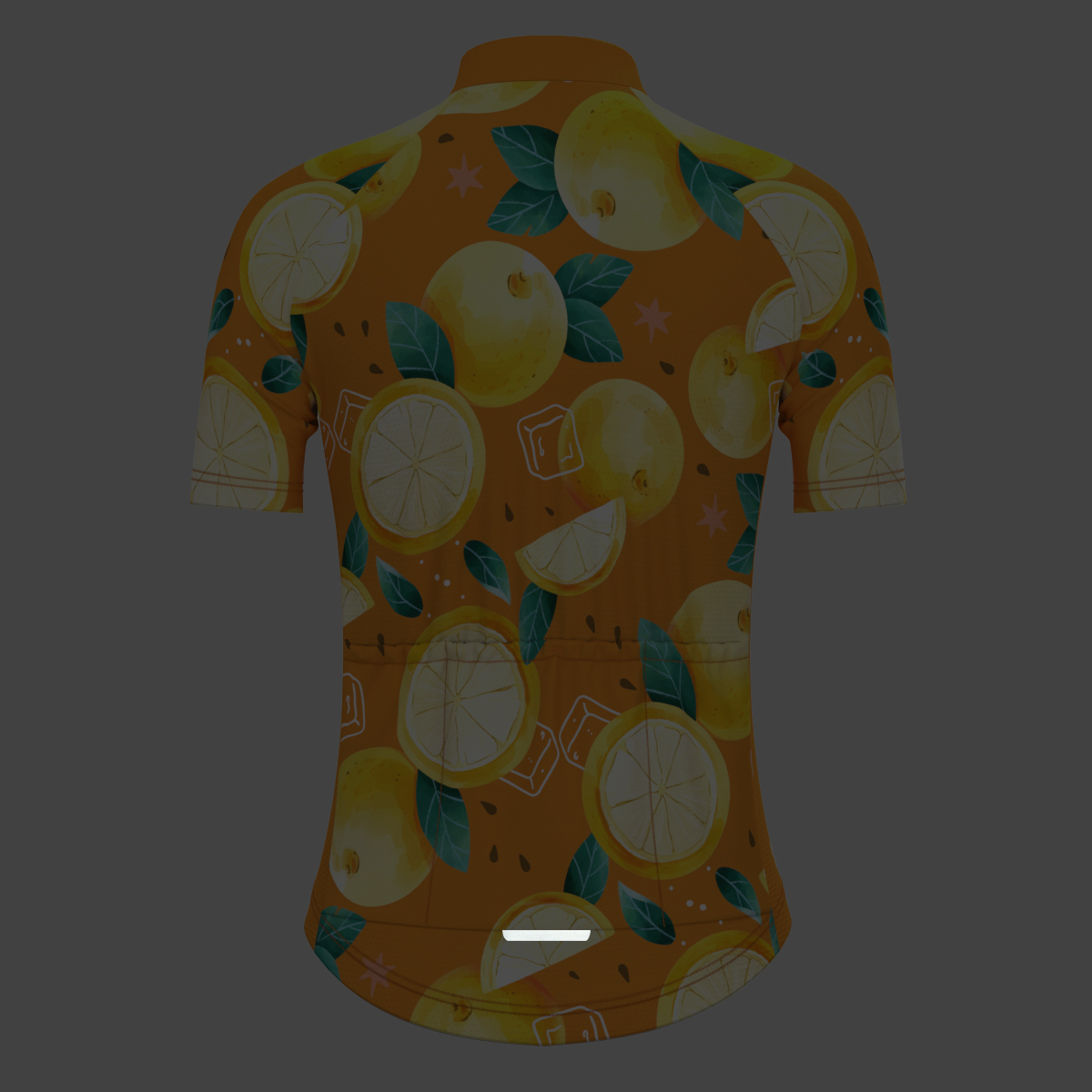 Classic Orange Men's Cycling Jersey