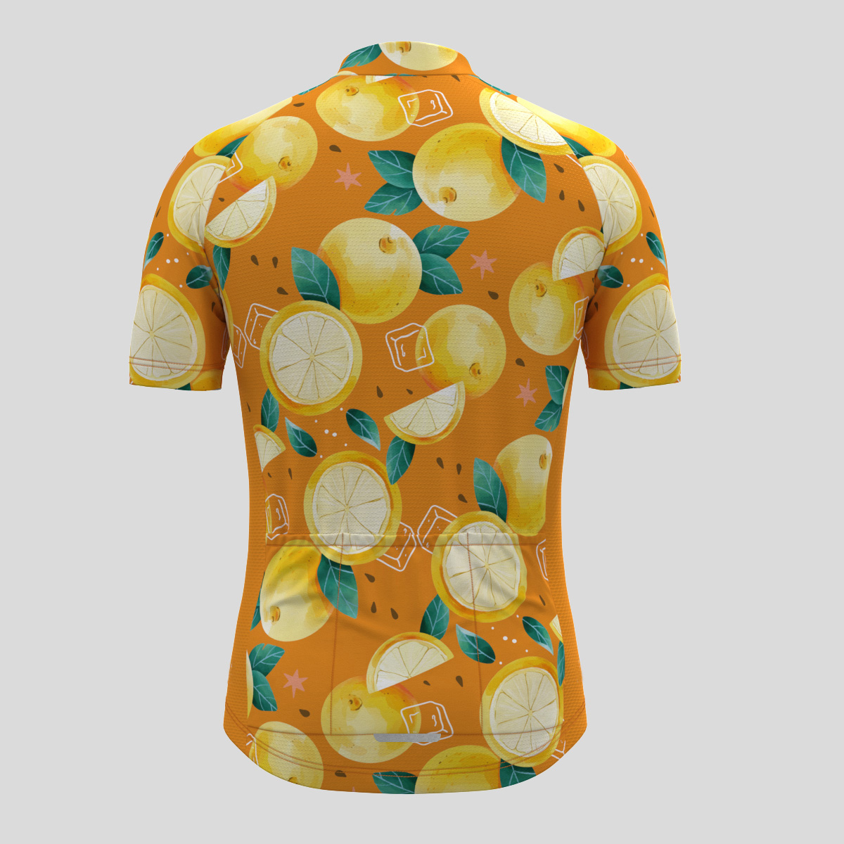 Classic Orange Men's Cycling Jersey