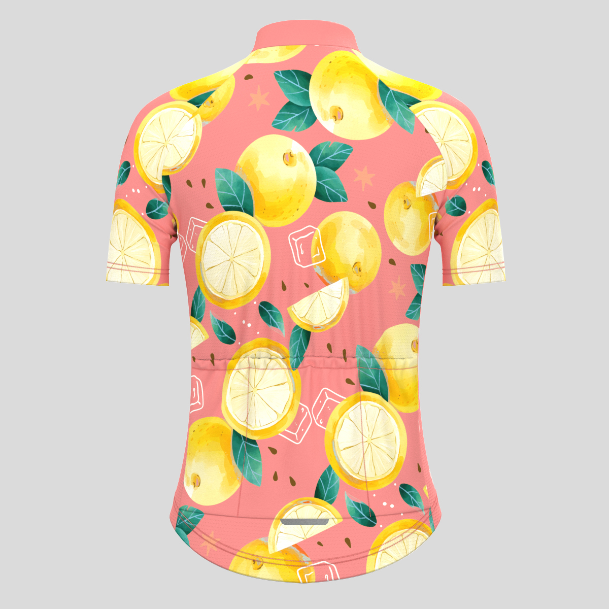 Classic Orange Men's Cycling Jersey - Pink