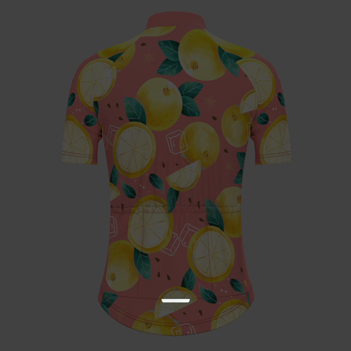 Classic Orange Men's Cycling Jersey - Pink