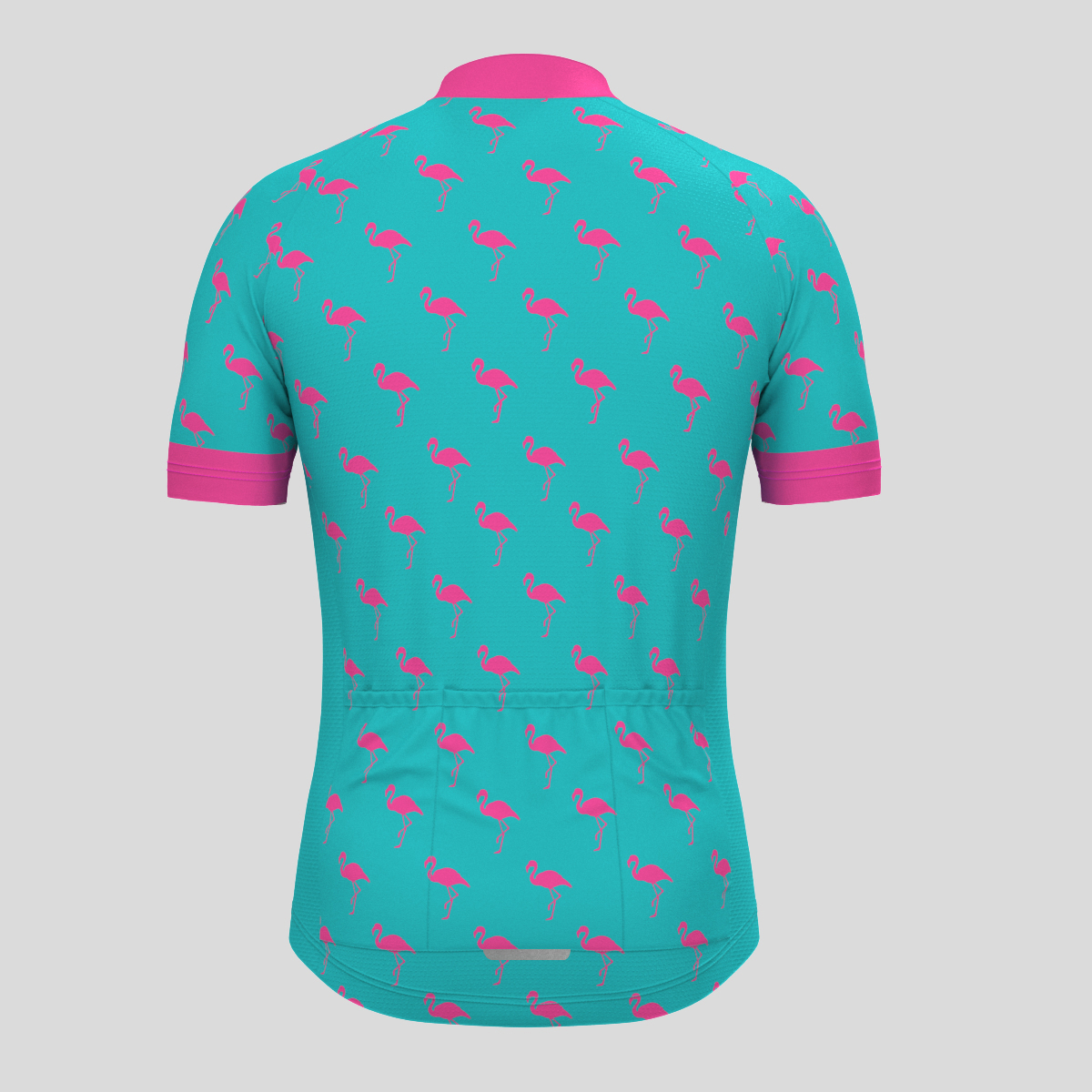Flamingo Men's Cycling Jersey - Pink/Blue