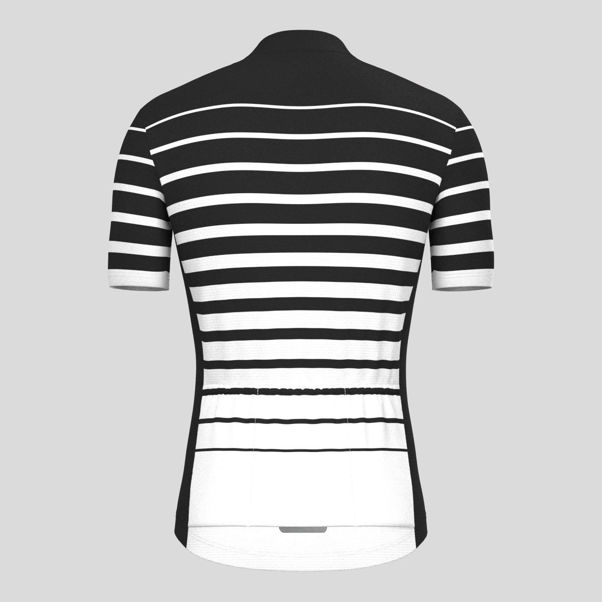 Gradient Stripes Men's Jersey -Black/White