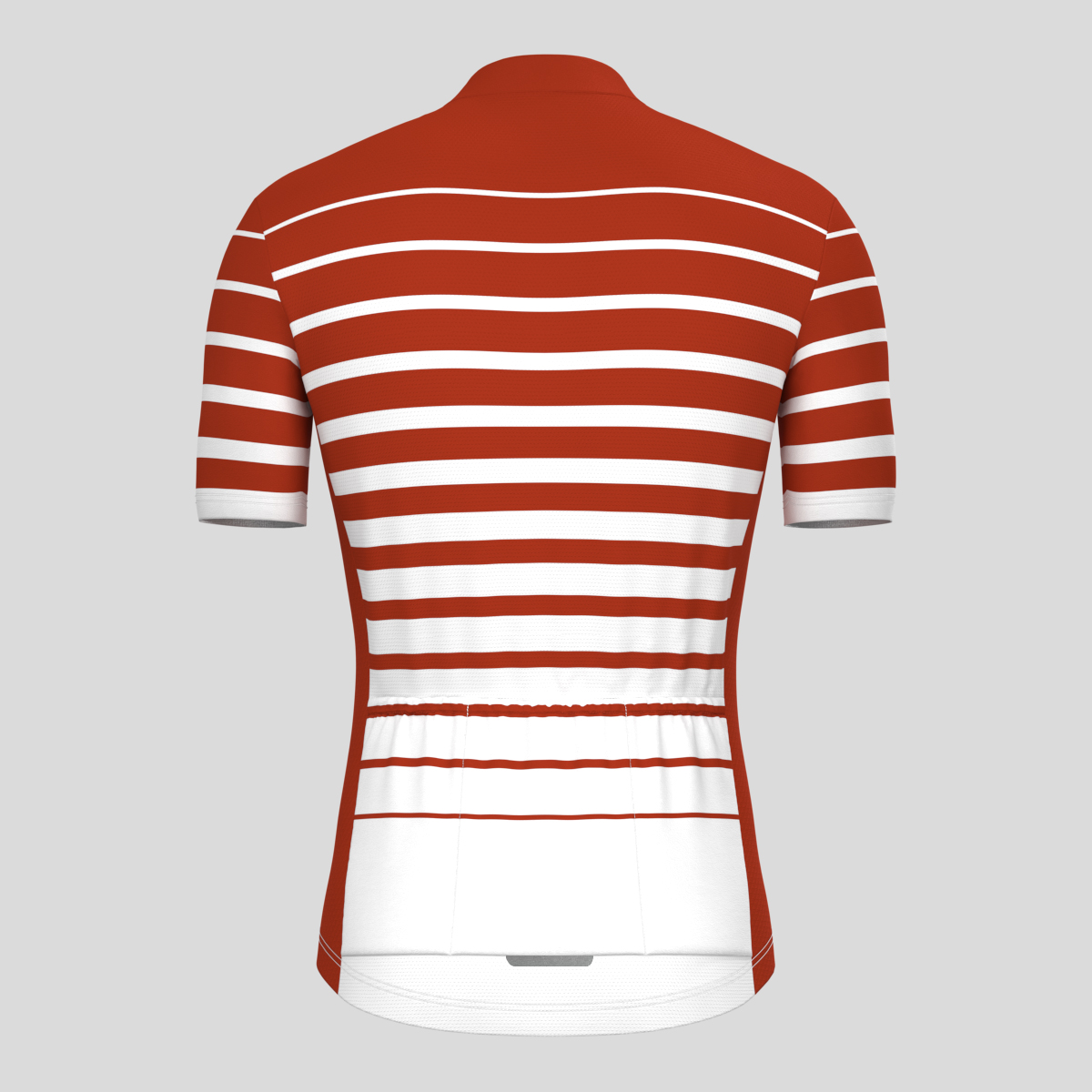 Gradient Stripes Men's Jersey -Brick