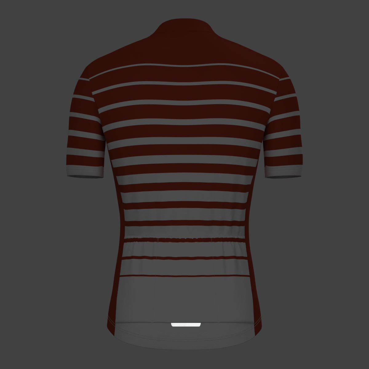 Gradient Stripes Men's Jersey -Brick