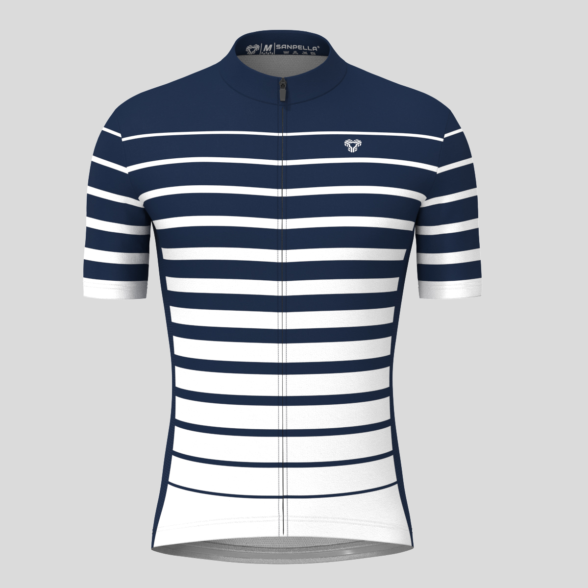 Gradient Stripes Men's Jersey - NAVY