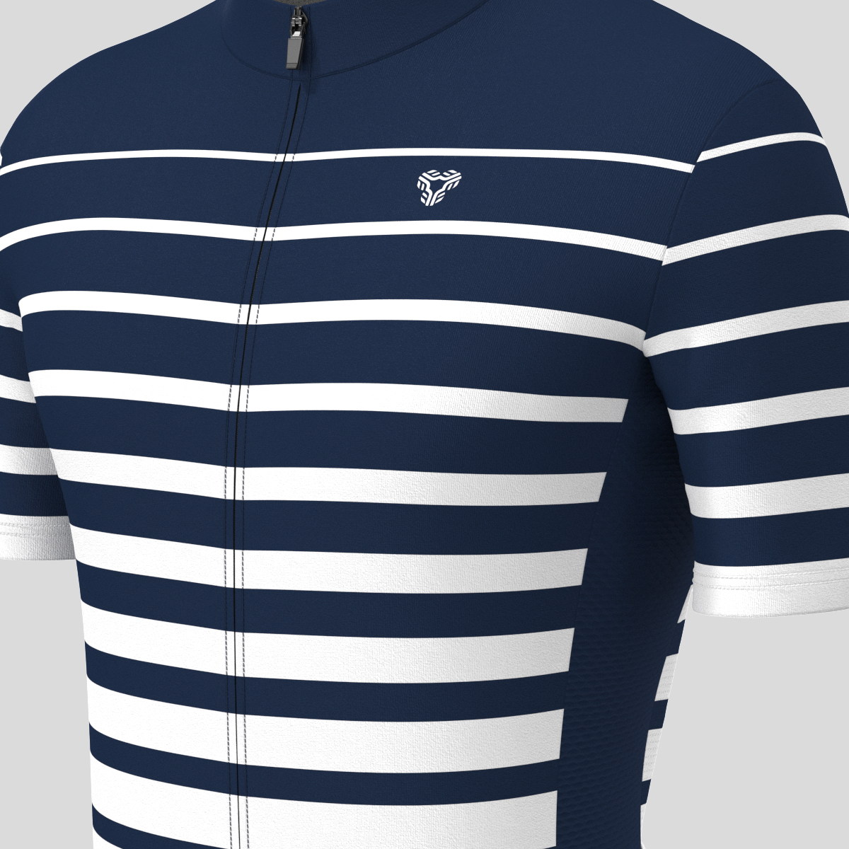 Gradient Stripes Men's Jersey - NAVY