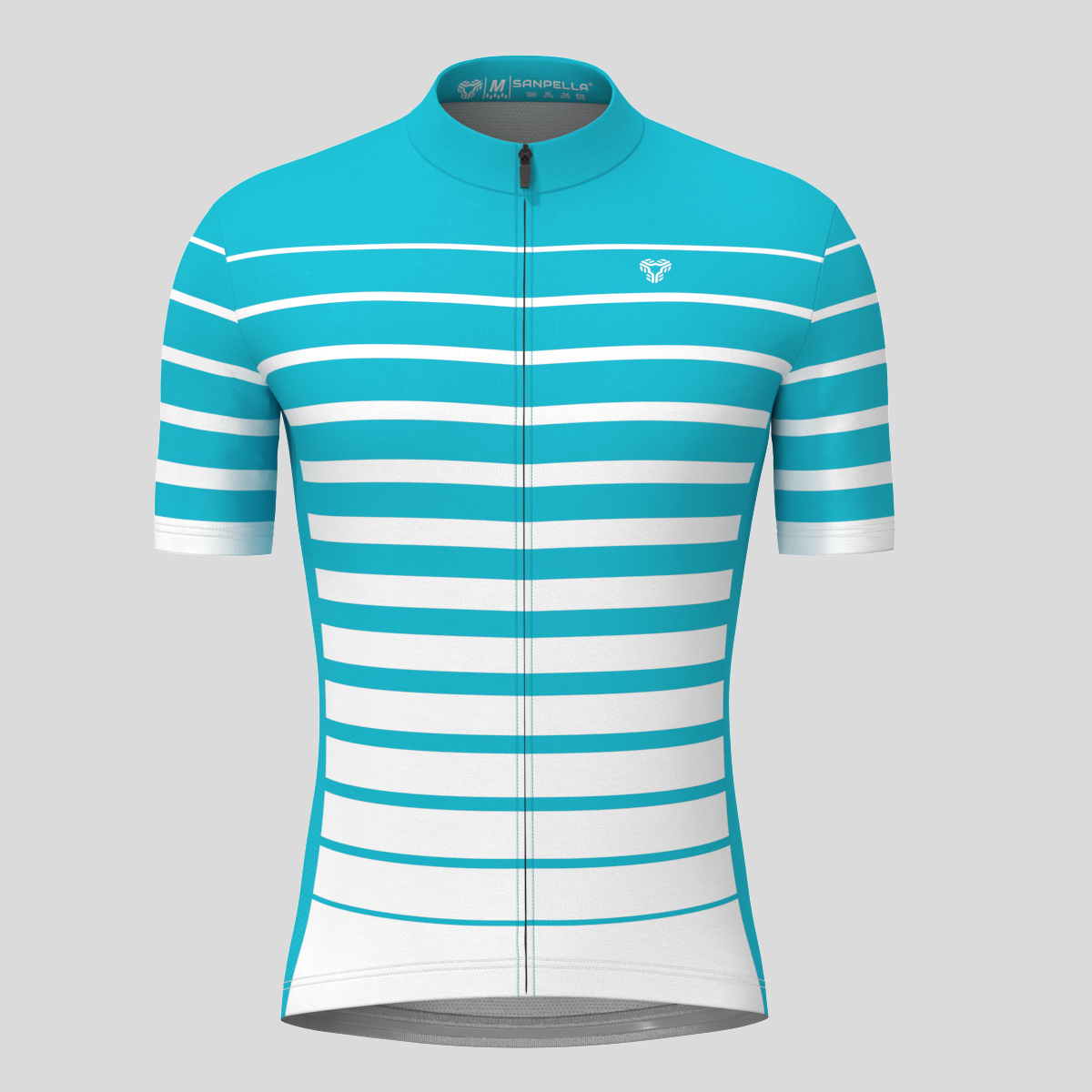 Gradient Stripes Men's Jersey - Ocean