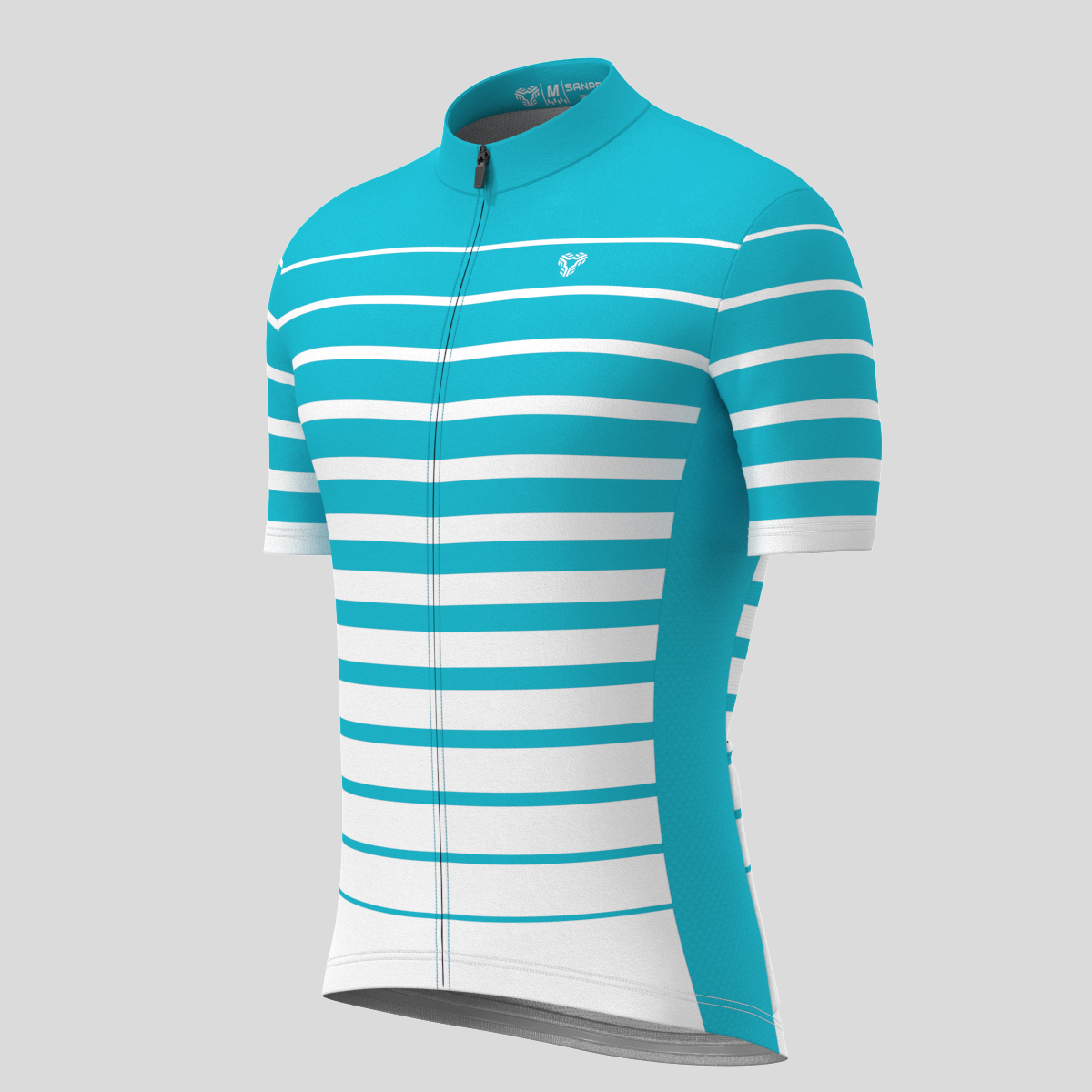 Gradient Stripes Men's Jersey - Ocean