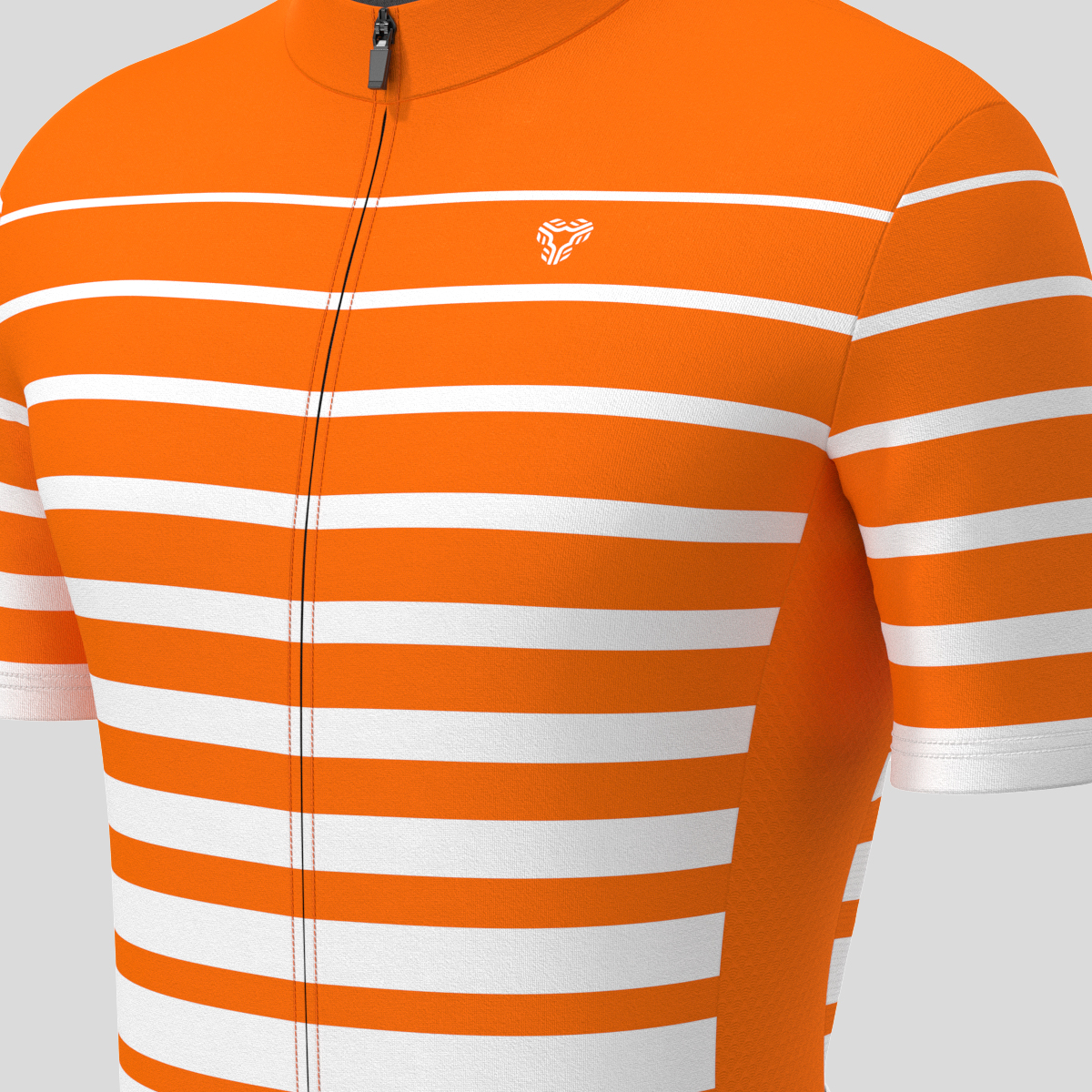 Gradient Stripes Men's Jersey - Orange