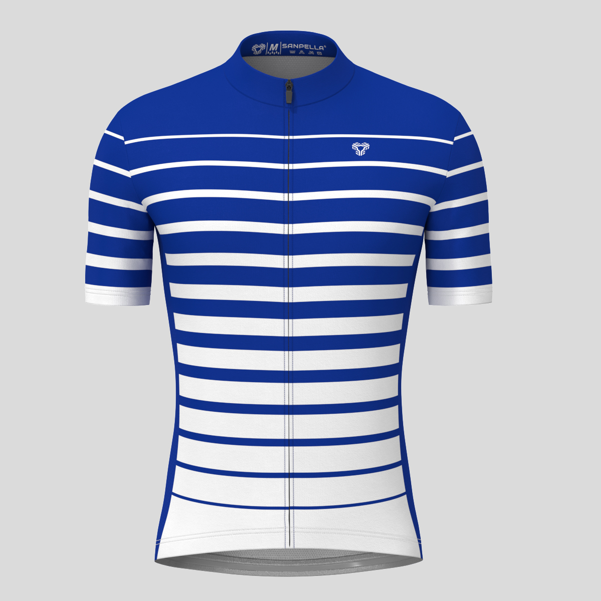 Gradient Stripes Men's Jersey - Racing Blue