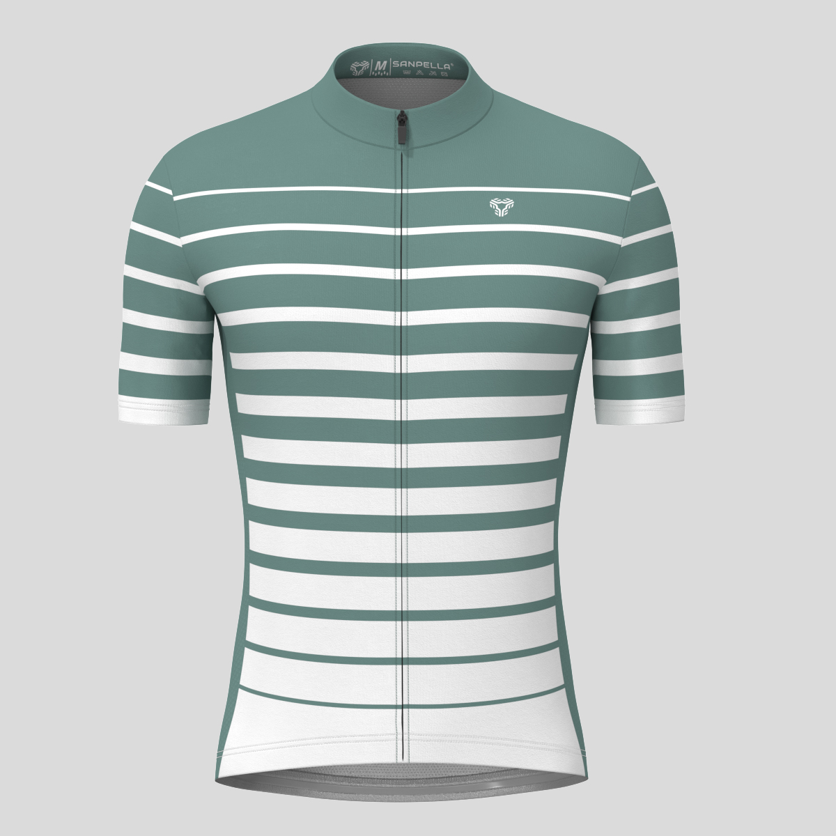 Gradient Stripes Men's Jersey - Sage
