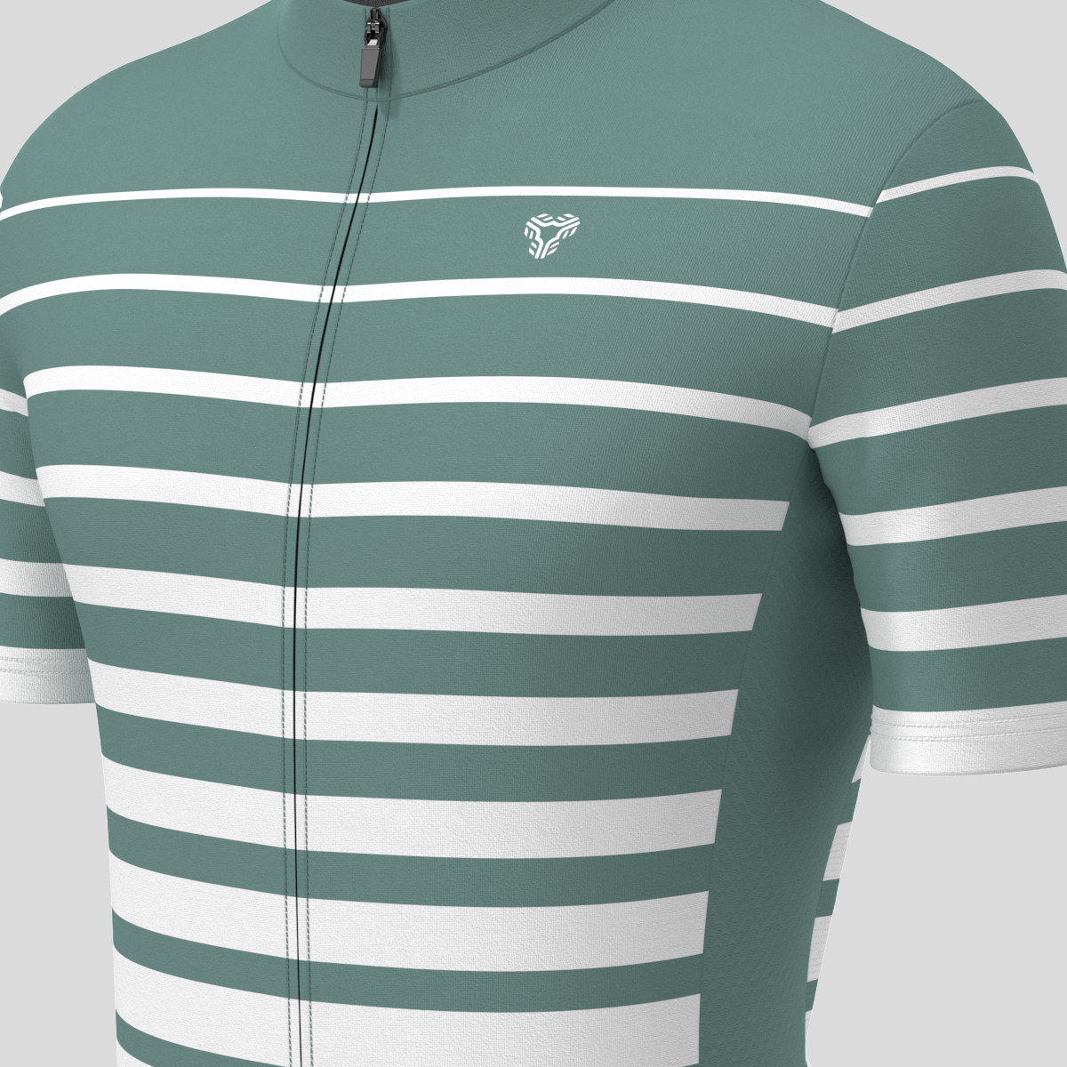 Gradient Stripes Men's Jersey - Sage